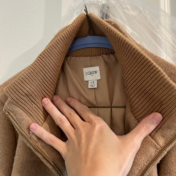 J. Crew Wool Stadium Jacket - Picture 3 of 6